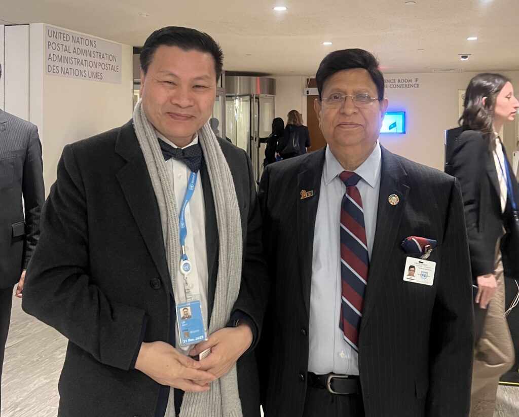 联合国网合集团热烈欢迎孟加拉国外交部部长Dr.A.K.Abdul Momen出席联合国水会议盛大活动