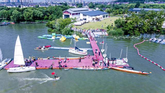 杭州湘湖龙舟赛圆满落幕，端午市集与水上运动嗨翻天！