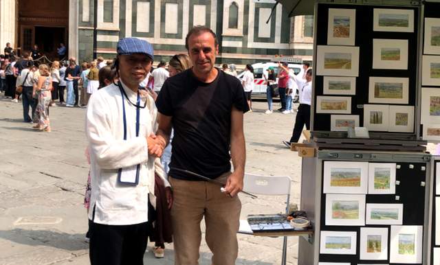 当东方墨韵邂逅欧陆风情，非遗茫父颖拓惊艳欧洲！