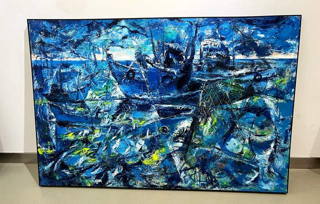 艺术无国界！中法名家画作联展今日在烟台美术馆开展