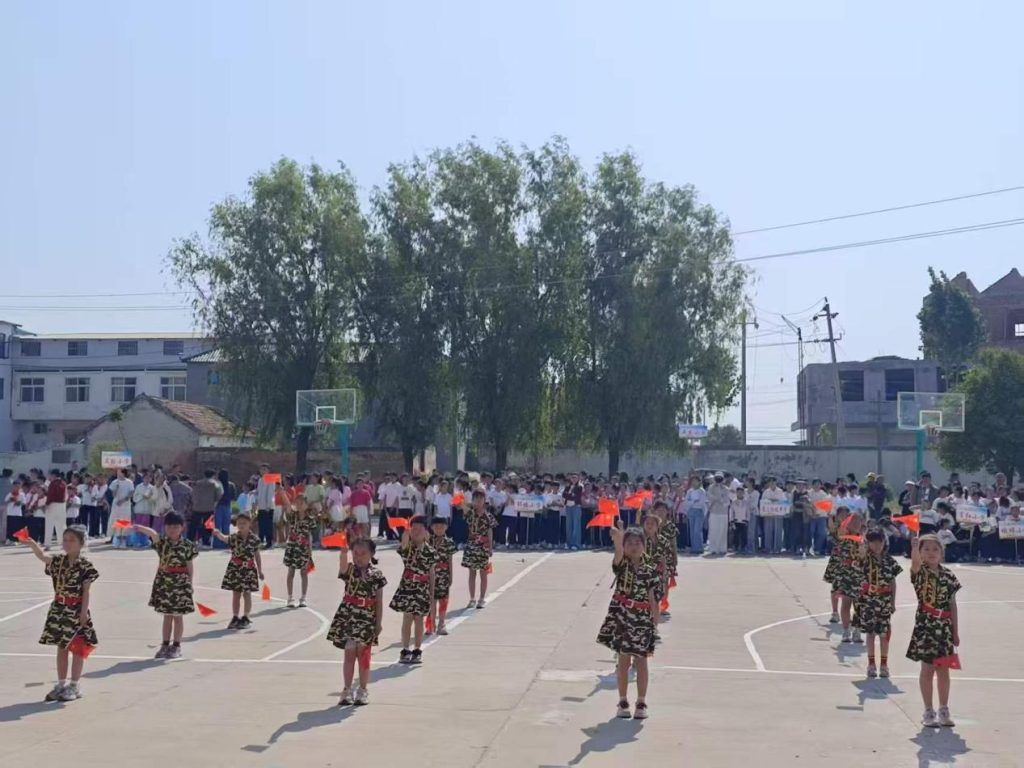 周口市太康县五里口乡中心校成功举办第二届课间操比赛
